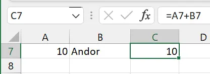 Formula Lotus 1-2-3: Bilangan + Teks.