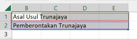 Merge Across di Ribbon.