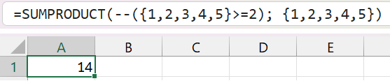 Macam-macam operator di Excel.