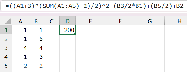 Gambar 04. Perhitungan Excel.
