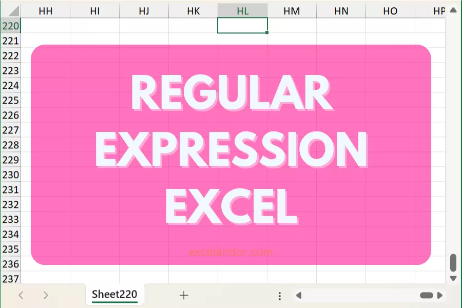 Cara menggunakan regex atau regular expression di Excel.